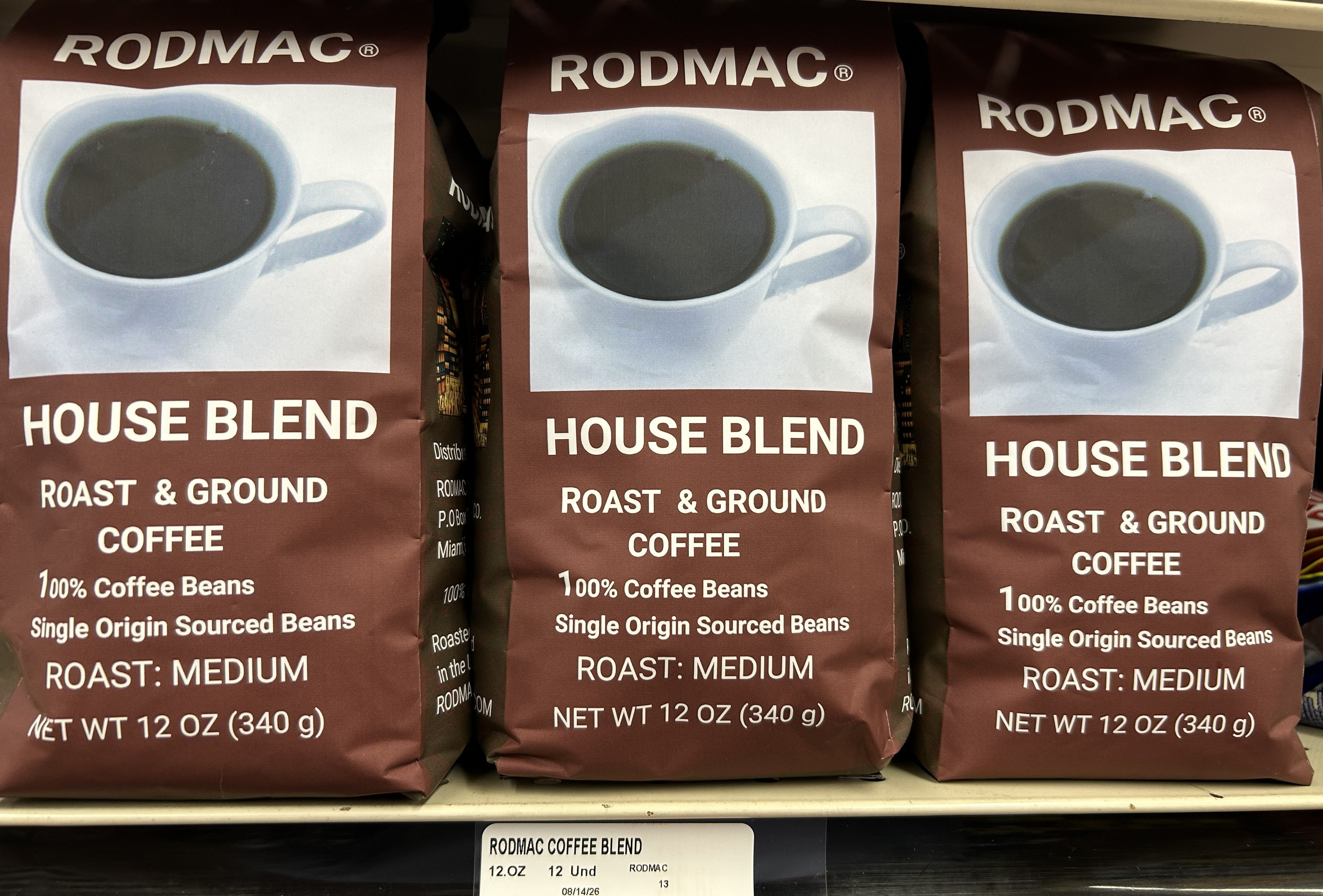 Rodmac House Blend Coffee, 340g